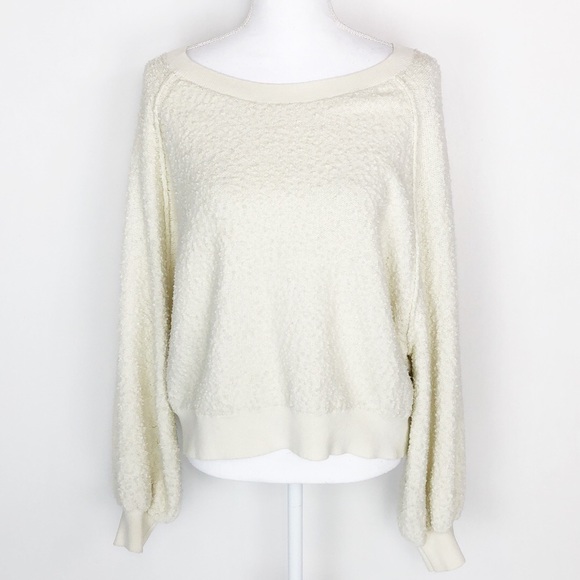 Free People Sweaters - Free People Cream Popcorn Sweater